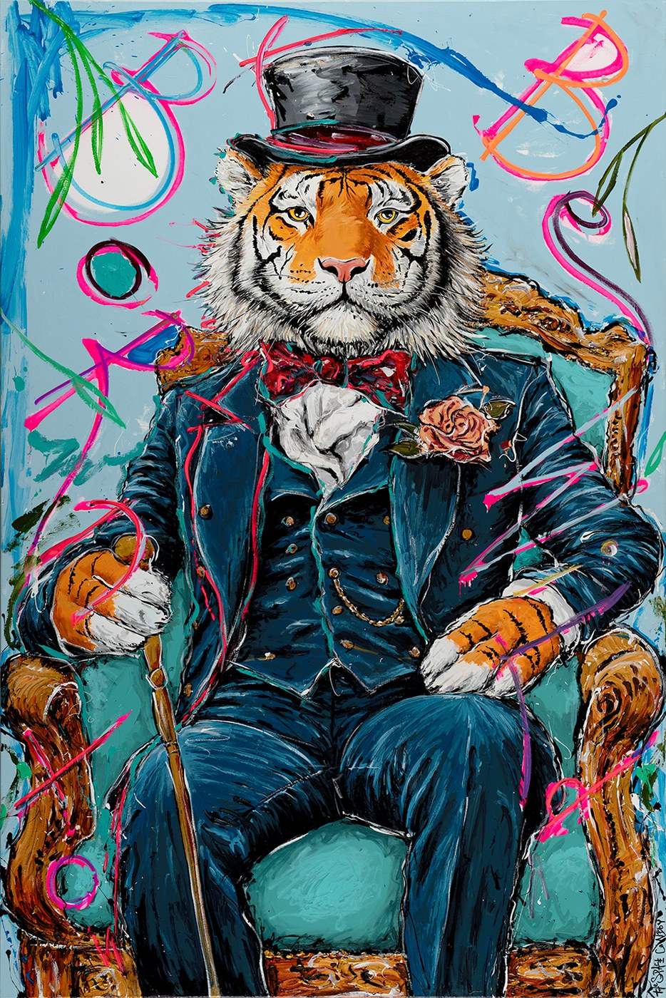 Born to be wild paper print