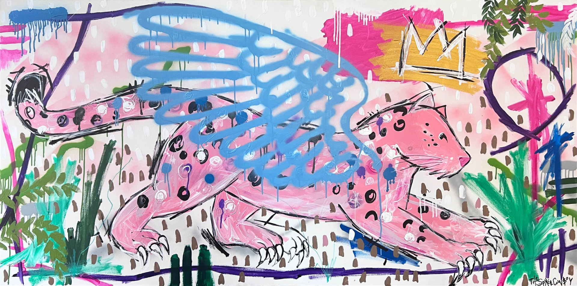 Pink Snow Leopard