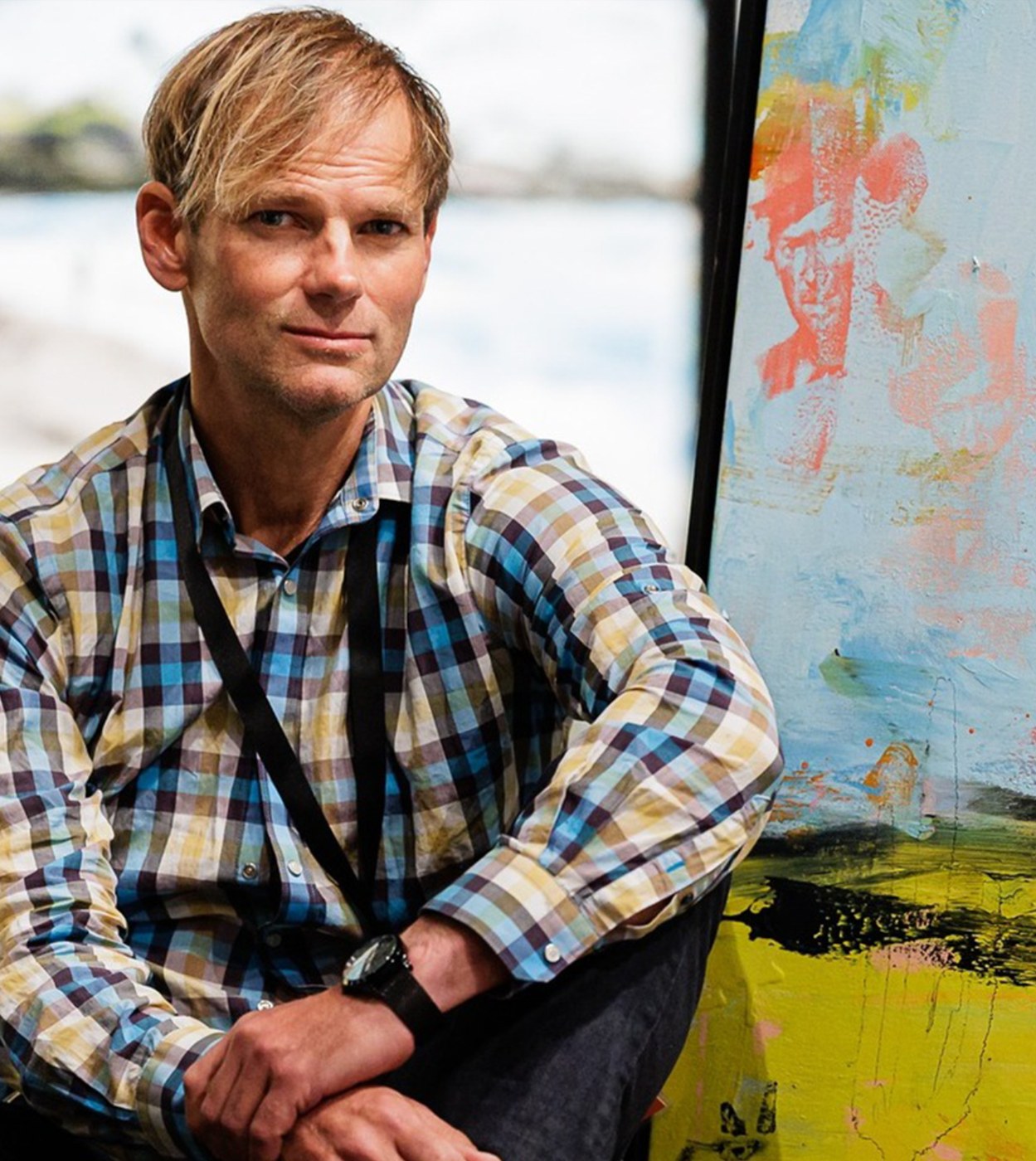 Christian Nicolson — artist portrait supplied for The Moving Gallery