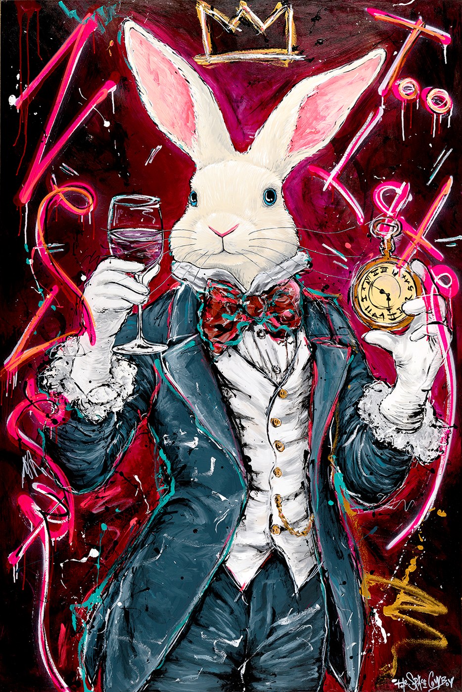 Never to late party paper print